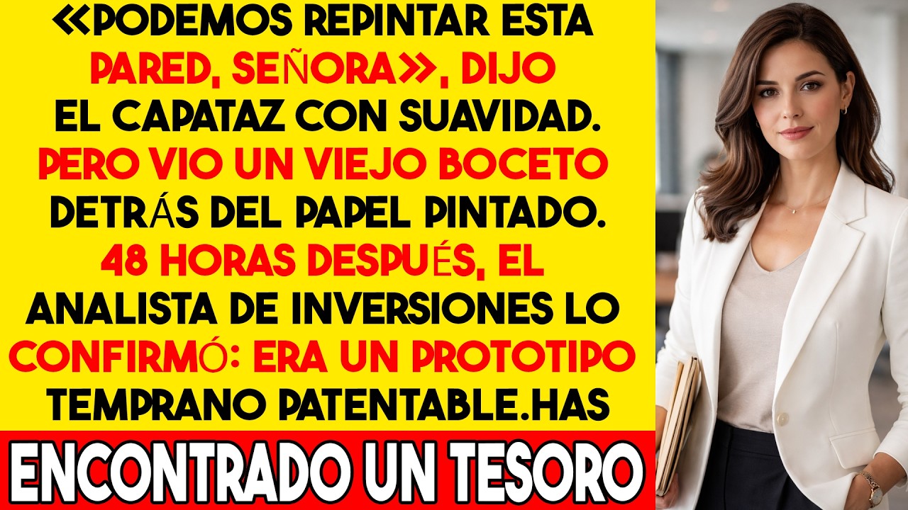 El tesoro en la pared: secretos que el papel pintado no pudo ocultar