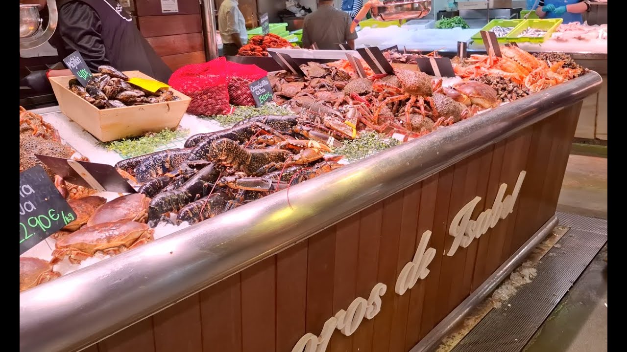 Exploring a fish market in Santander (Spain) 