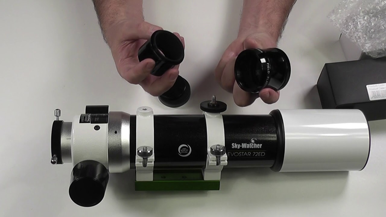 Skywatcher Evostar 72ED brief update with OVL field flattener introduction