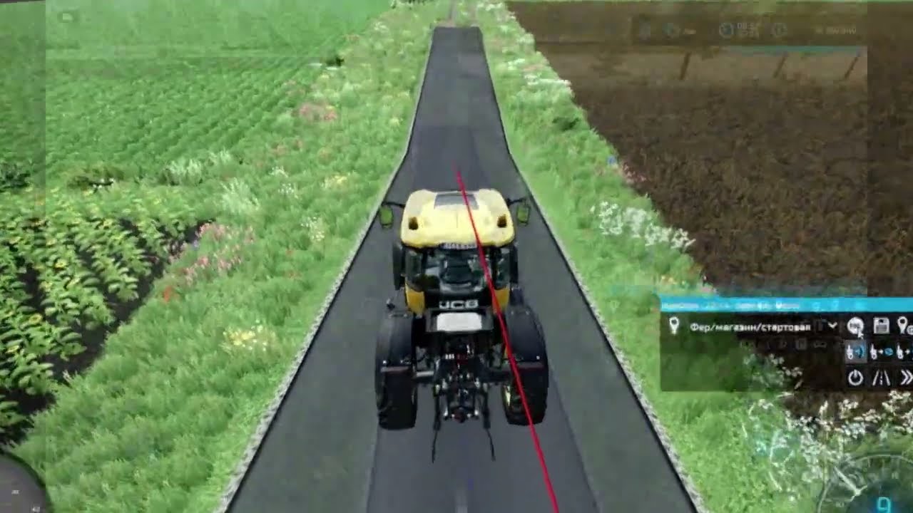 Прописка  маршрутов. Карта &laquo;Sunside&raquo; для Farming Simulator 22  ч 1