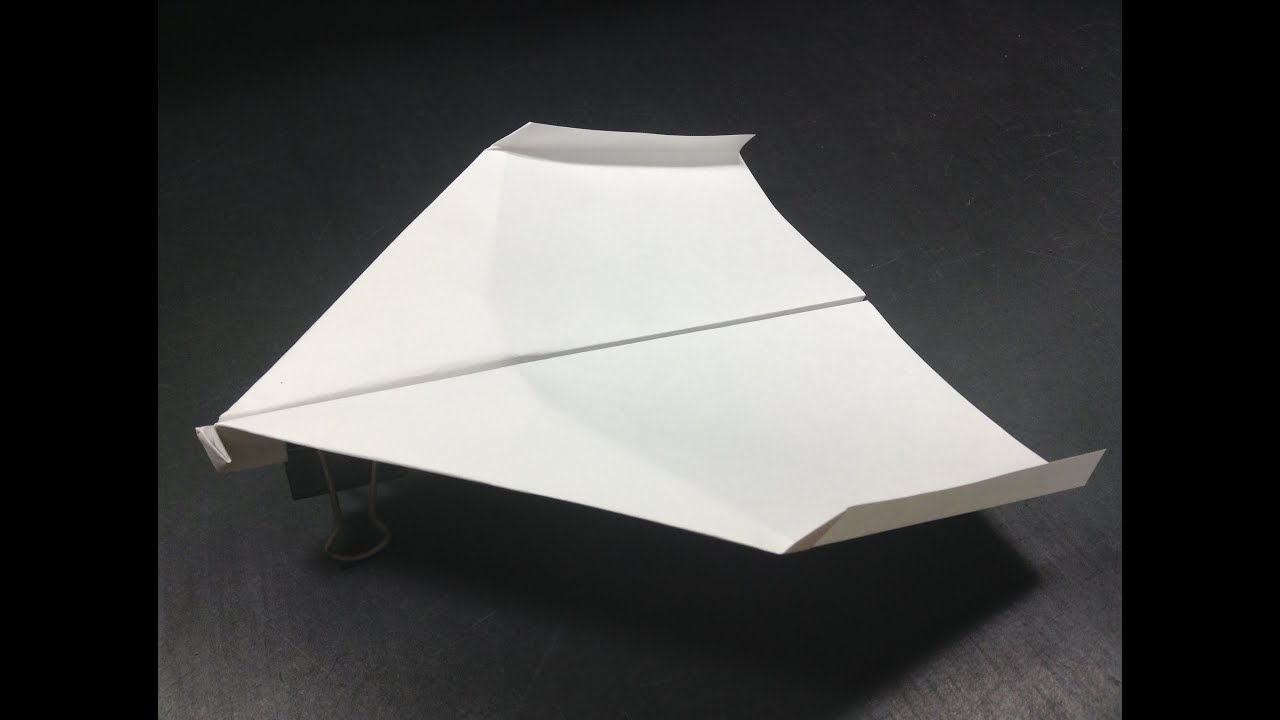 ギネス認定[折り紙origami]世界一飛行時間が長い紙飛行機の折り方   The best in the world paper airplane