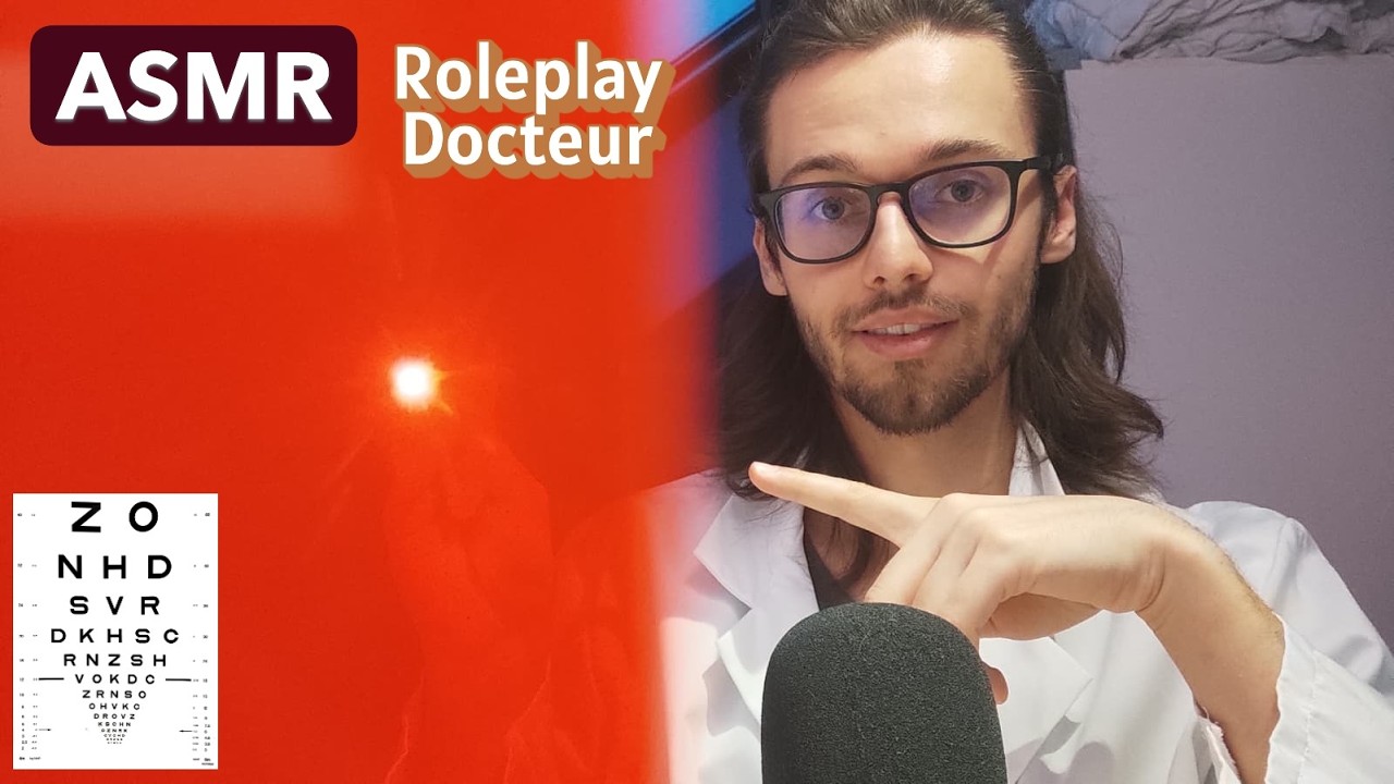 ASMR - Examen des yeux chez l'ophthalmologue 👨🏻‍⚕️ [French RP]