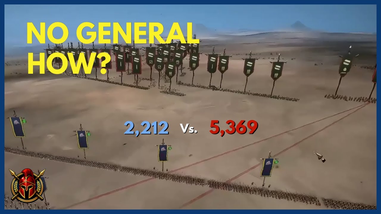 Без генерала. В меньшинстве 2 212 против 5 369 — Героическая победа | Total War Rome II