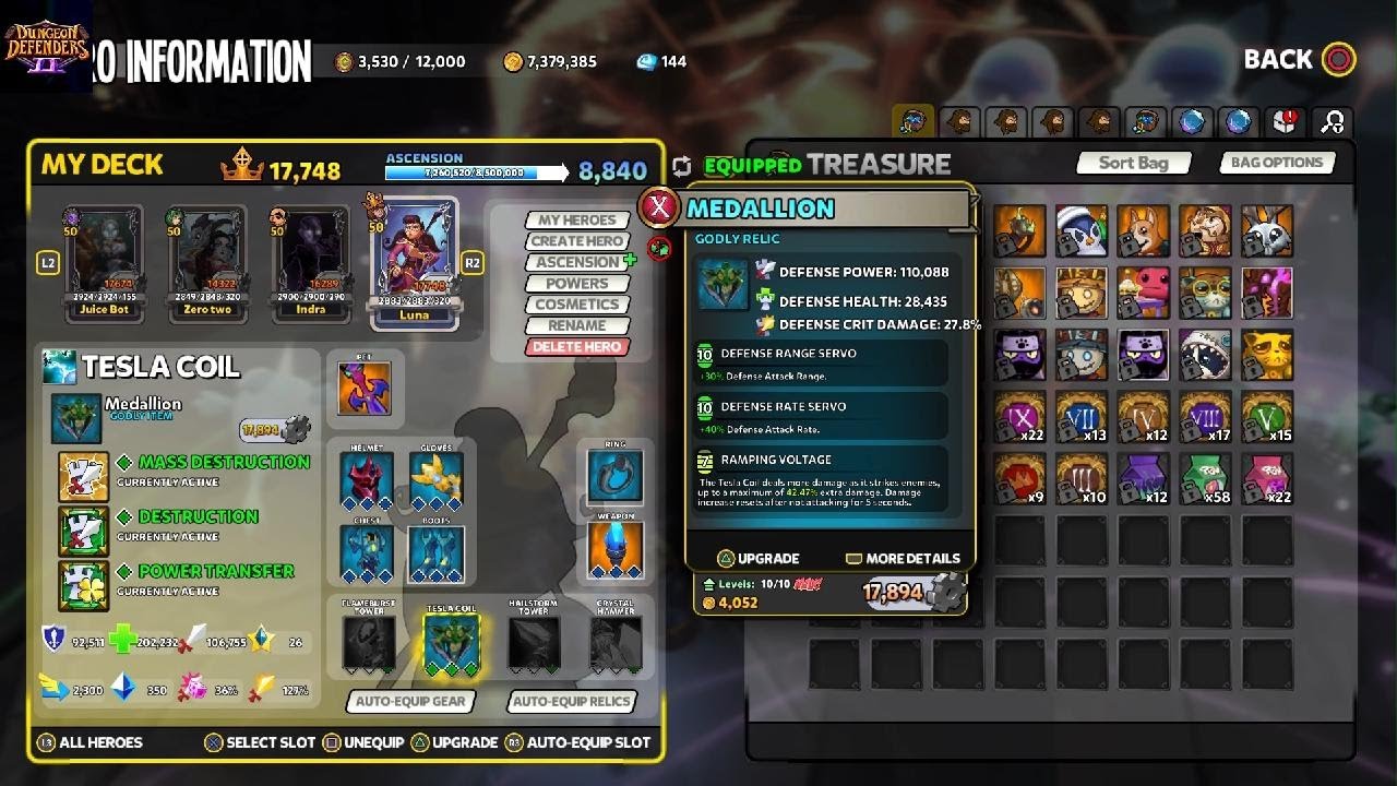 Dungeon Defenders II Chaos 10 Crumbled Bulwark 🪦🗿