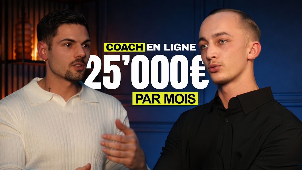 Le Parcours d'un Coach en Ligne accompagné de 0 à 25K€/mois (Structure, Erreurs, Plan 50k€)