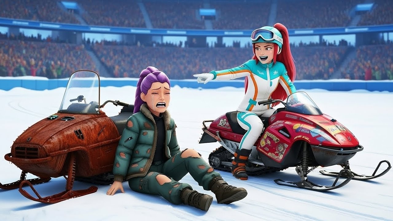 RUMI Gets Extreme Snowmobile Racing Championship ❄️⚡   KPOP Demon Hunters