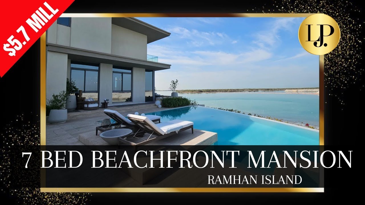 7 bed Beachfront Mansion, $5.7 mill, Ramhan Island, Abu Dhabi