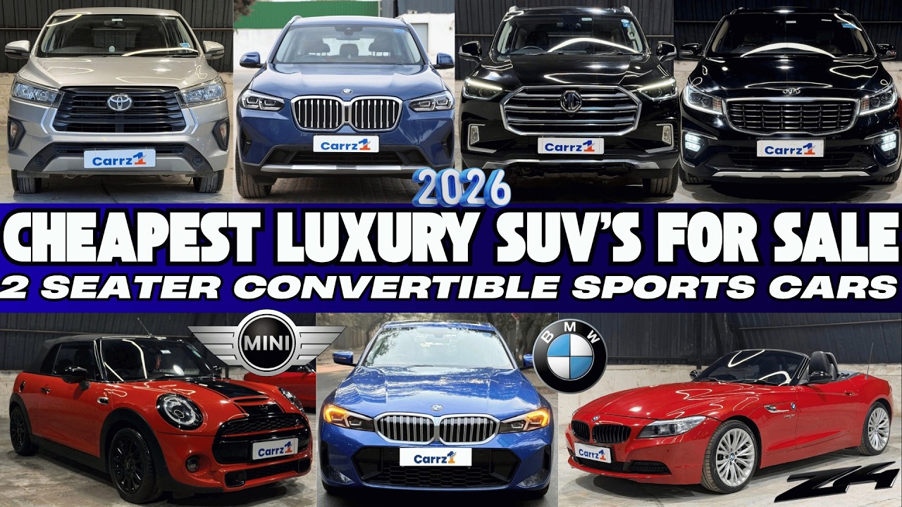CHEAPEST LUXURY SUV'S FOR SALE | 2 SEATER SPORTS CARS 😍 | BEST QUALITY CARS