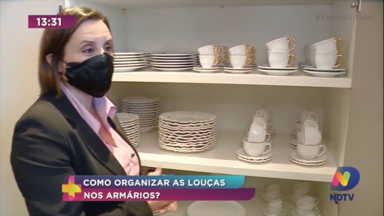 Como organizar louças nos armários de sua casa