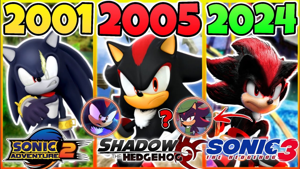 A Evolução COMPLETA do SHADOW! Do Adventure 2 até o FILME 3 (2001 - 2024 Atualizado)