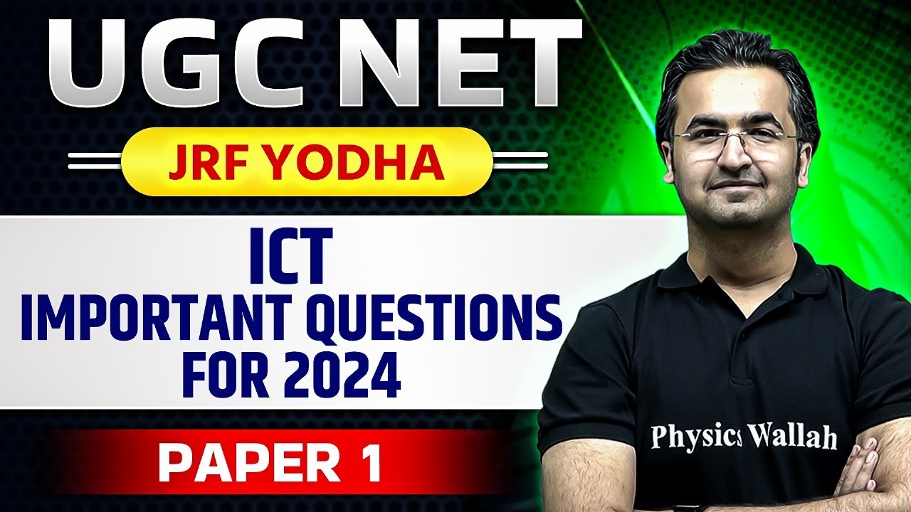 UGC NET 2024 : UGC NET Paper 1 - ICT Important Questions for UGC NET June 2024 Exam