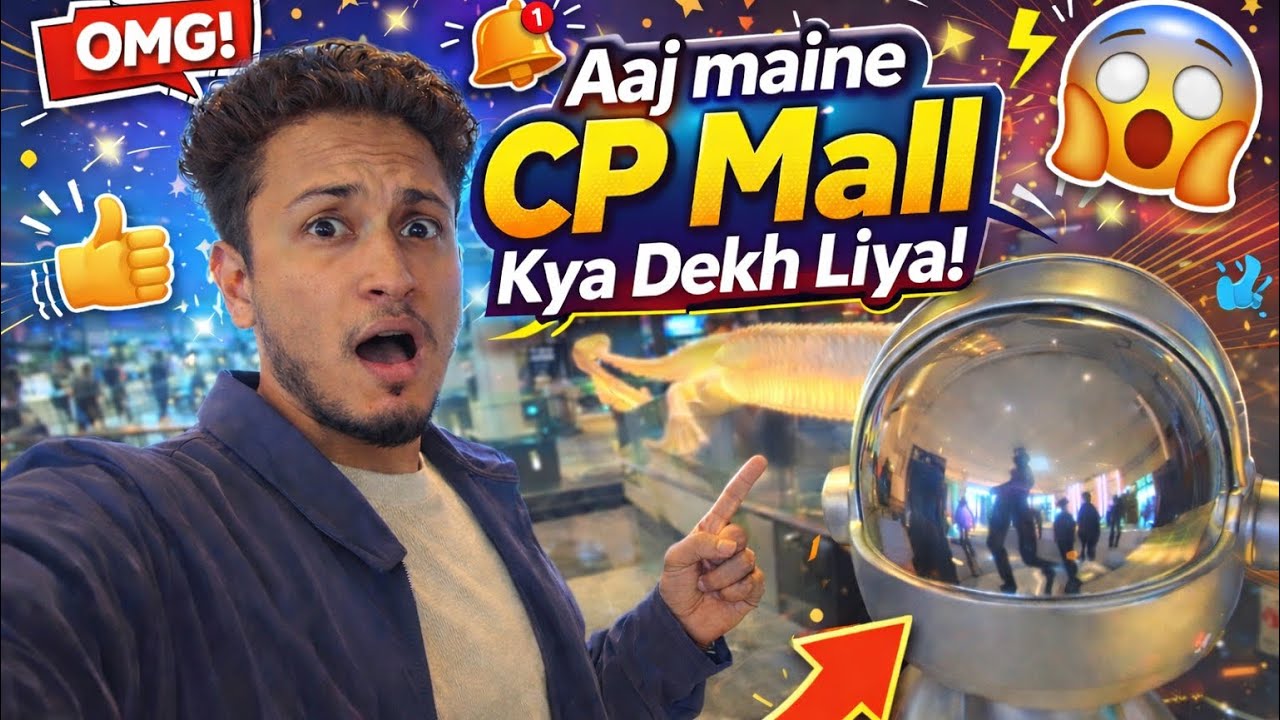 CP Mall Mein Yeh Kya Dekh Liya? 🤯 Unexpected Discovery!