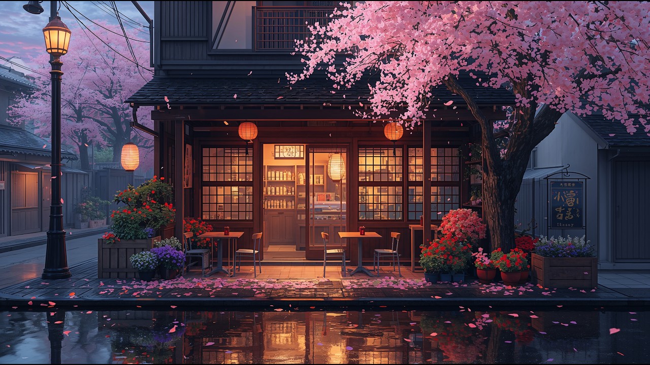 Sakura After Rain 🌸 | Japanese Ambient Chillhop