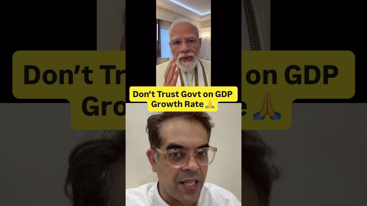 Is GDP Growth Rate a scam??? Let me help you understand it so that no one can mislead you 😊