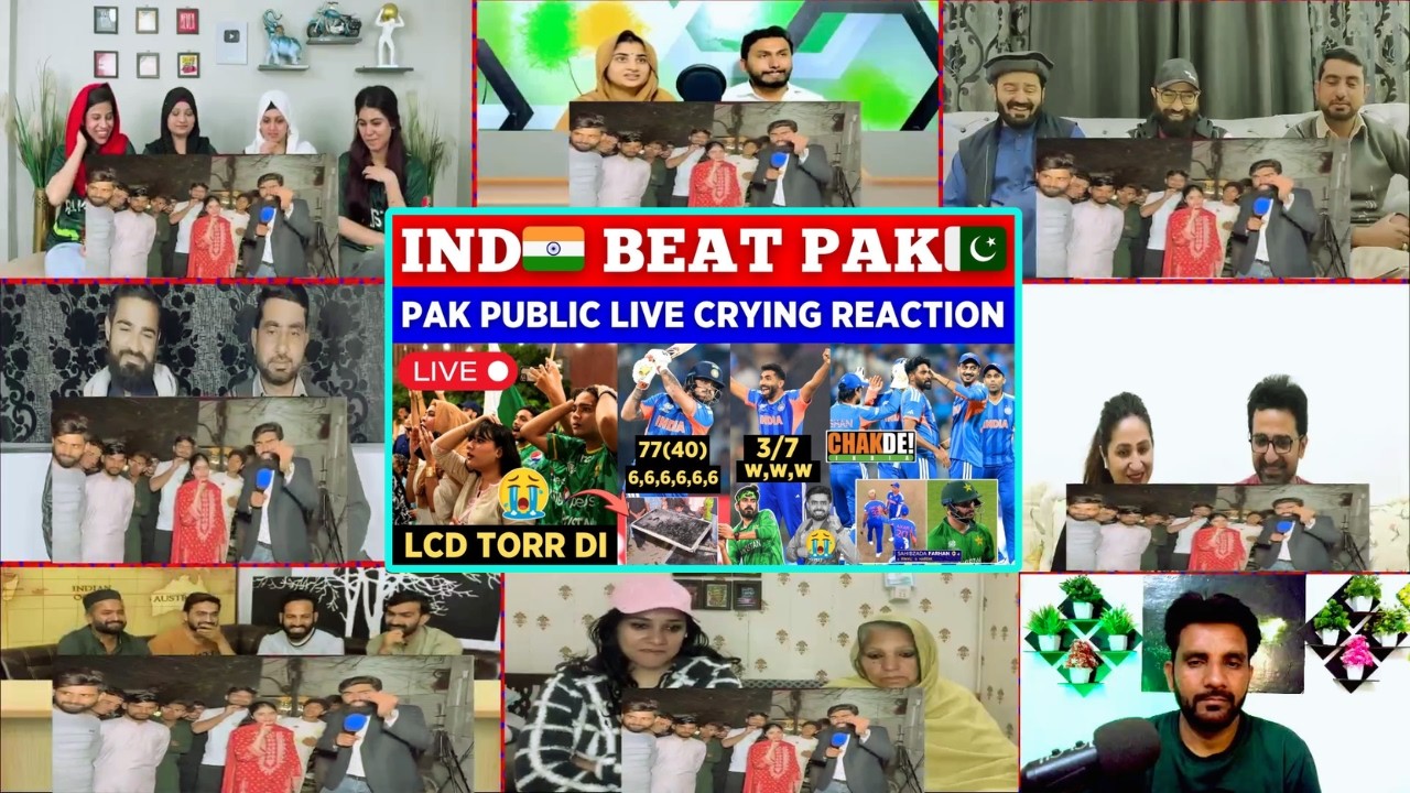 Pak Public Live Crying Reaction😭IND 🇮🇳 Beat PAK 🇵🇰 In T20 World Cup 2026 || Shame On Pak Team