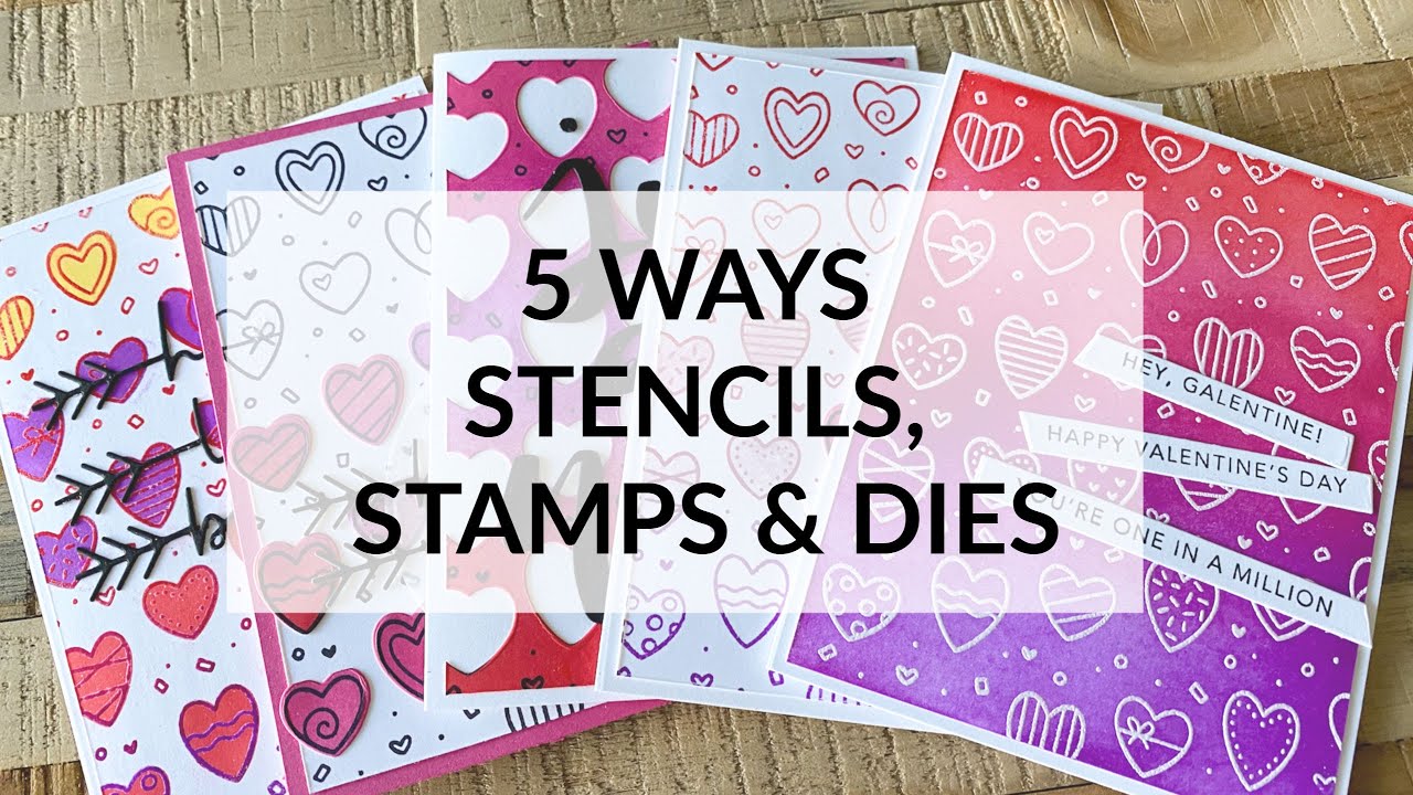 5 Ways to Use Coordinating Stamps, Dies & Stencils