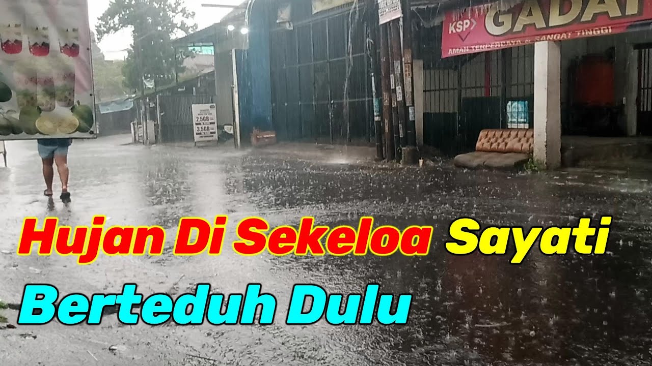Hujan Di Sekeloa Sayati  Kab. Bandung