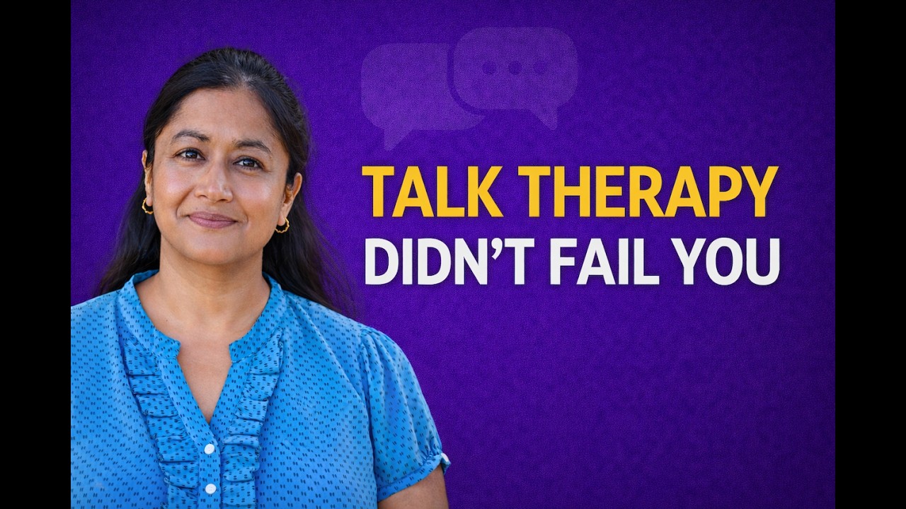 Talk Therapy Didn’t Fail You — It Was Never Designed to Heal Trauma