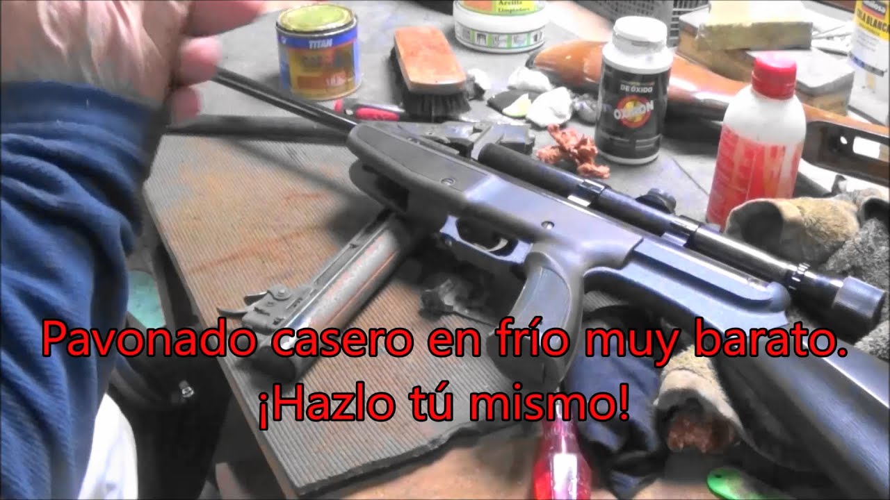 Pavonado casero en frío, fácil y muy barato.