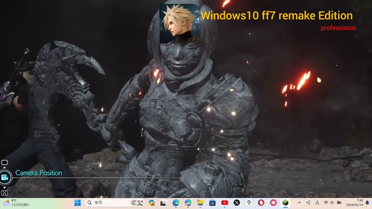 FF7リバース風“謎のWindows11”爆誕！？セットアップ画面が完全におかしい件【ネタバレ注意】#ff7rebirth 