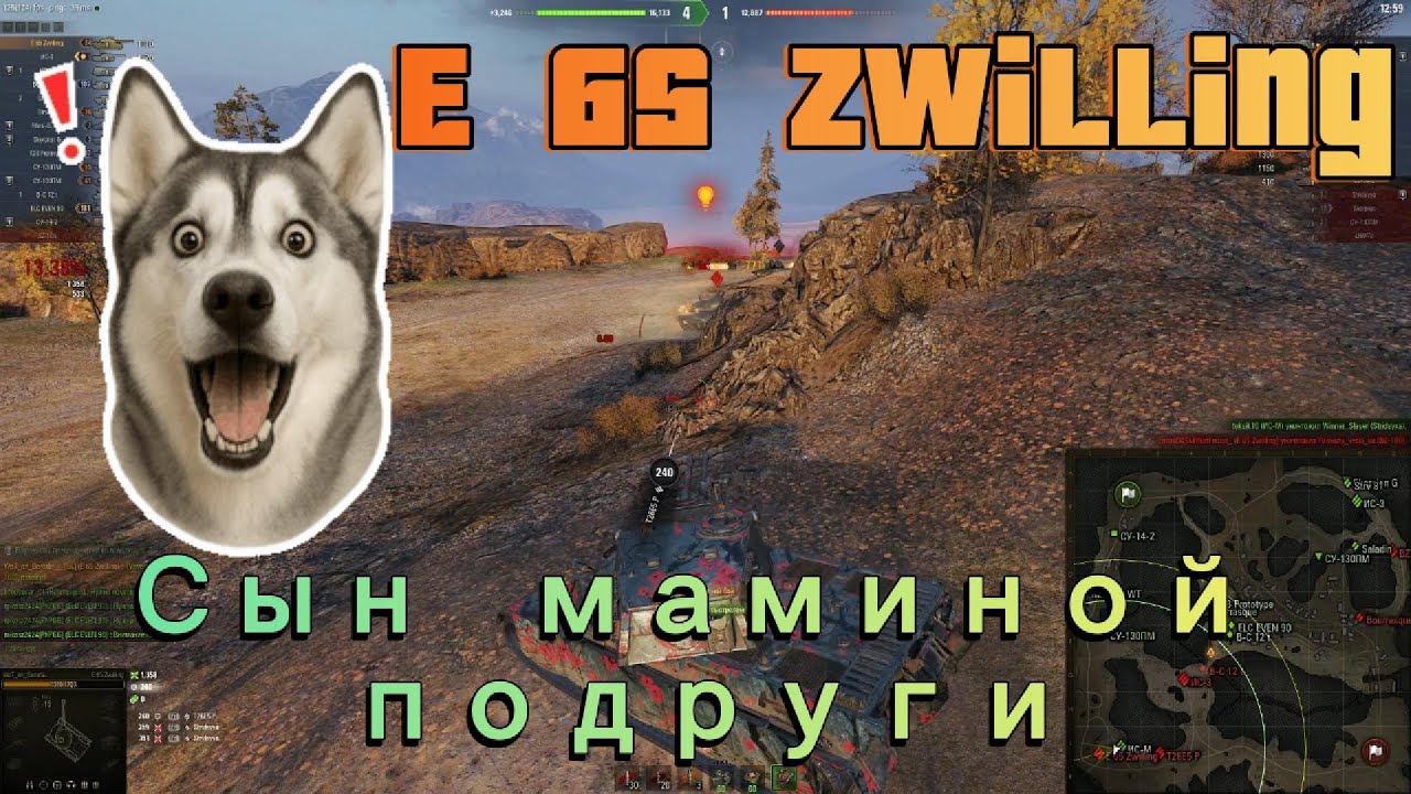 E 65 Zwilling Сын маминой подруги World of Tanks