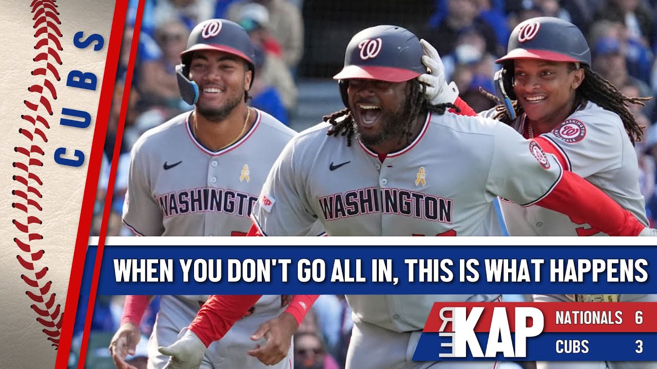 REKAP: ⚾️ Chicago Cubs przegrali z Nationals 6:3. &bdquo;Tak to jest, kiedy nie idziesz na całość!&rdquo;