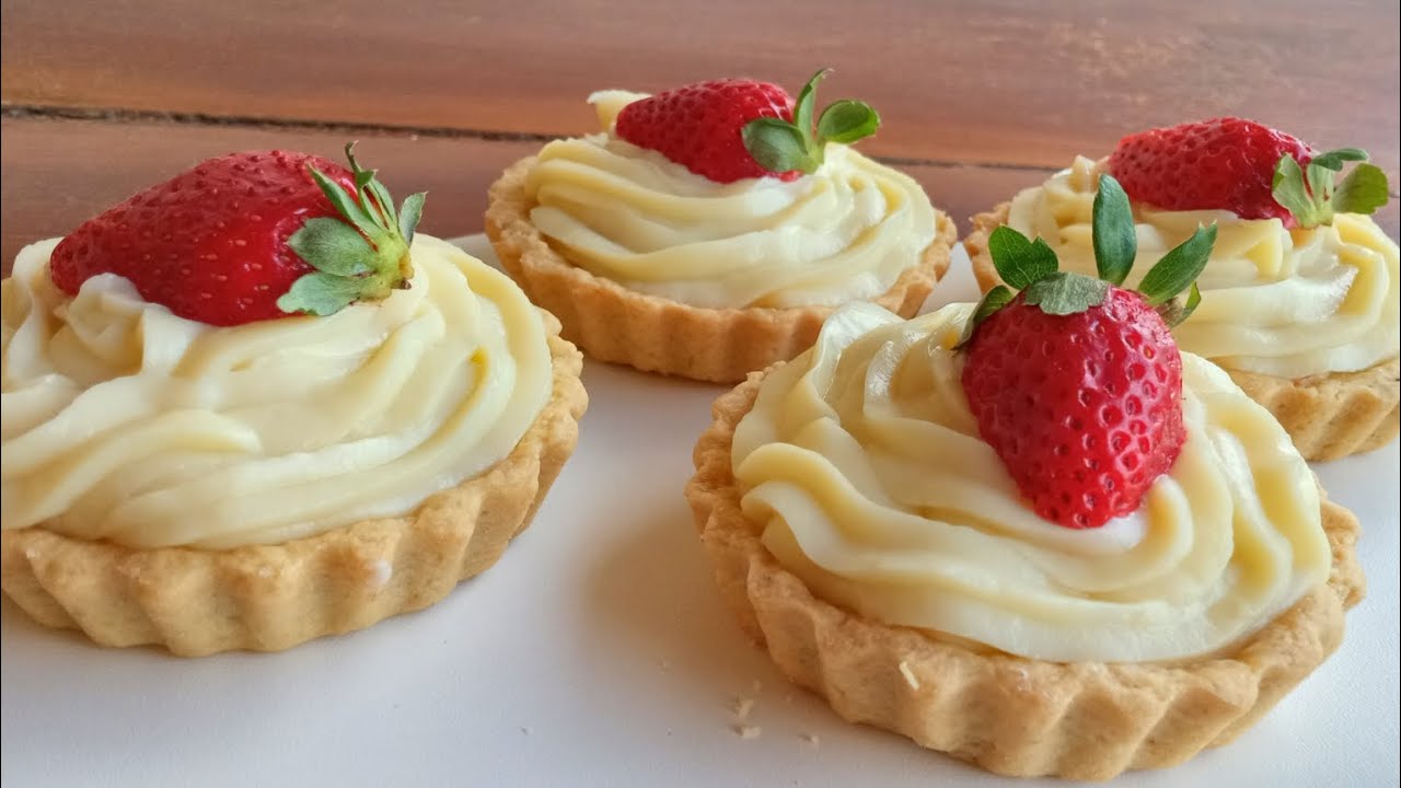 TORTINHA DE MORANGO 🍓 FÁCIL E DELICIOSA