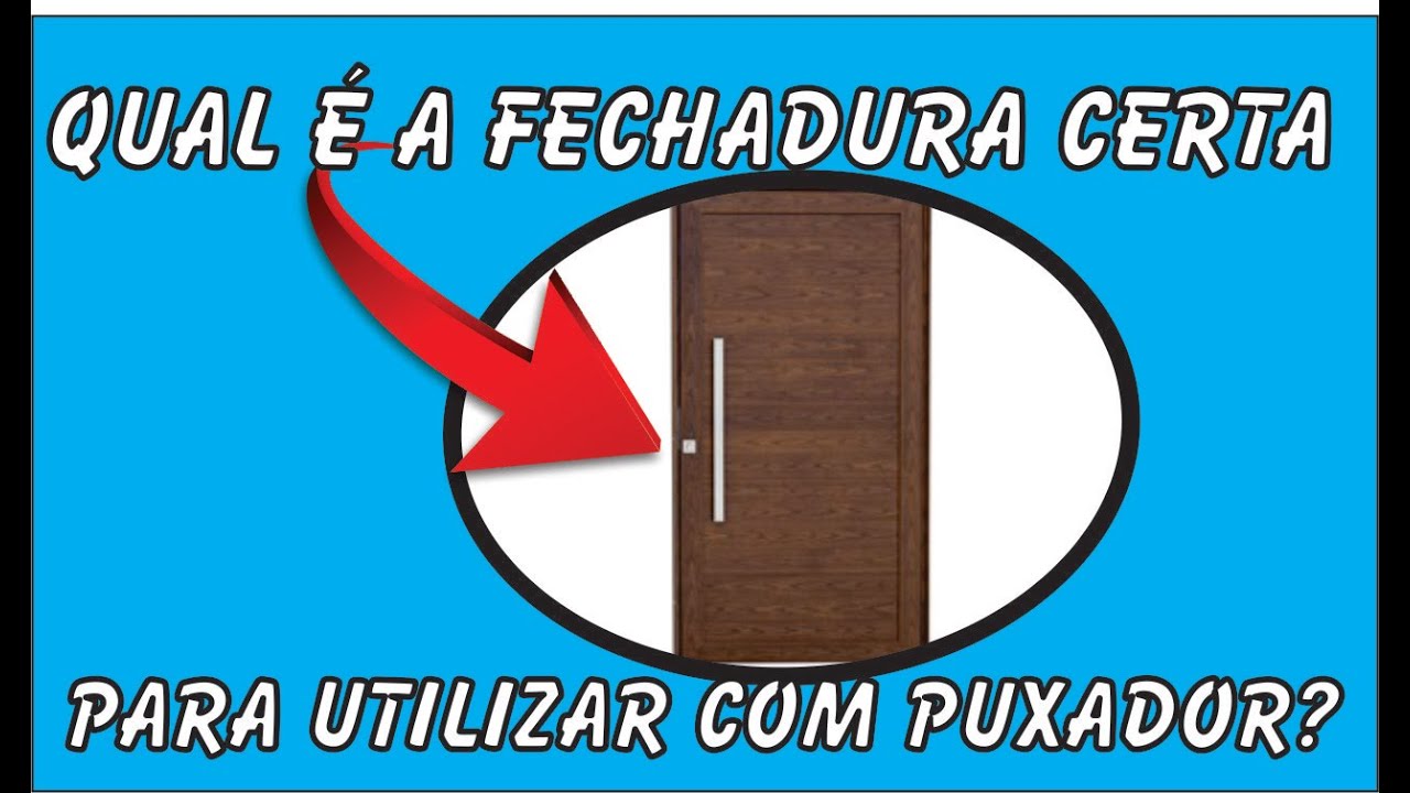 Puxadores de porta, fechaduras 