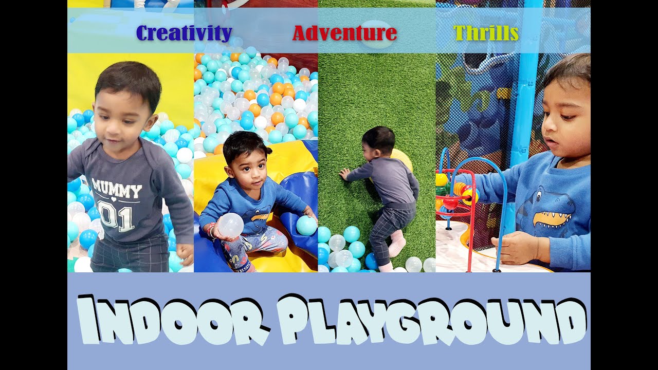 Indoor Playground for kids Family Fun( Education Video)/Kevlog