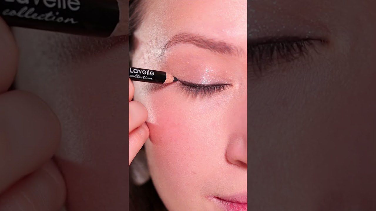 Как рисовать стрелки карандашом для глаз LavelleCollection #макияж #косметика #стрелки #туториал