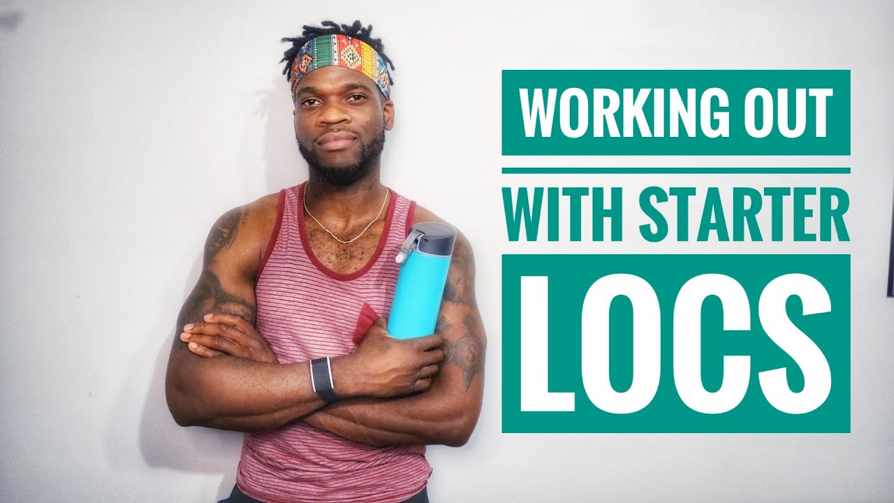 WORKING OUT WITH STARTER LOCS || How to maintain starter locs when working out. The do's and don'ts!