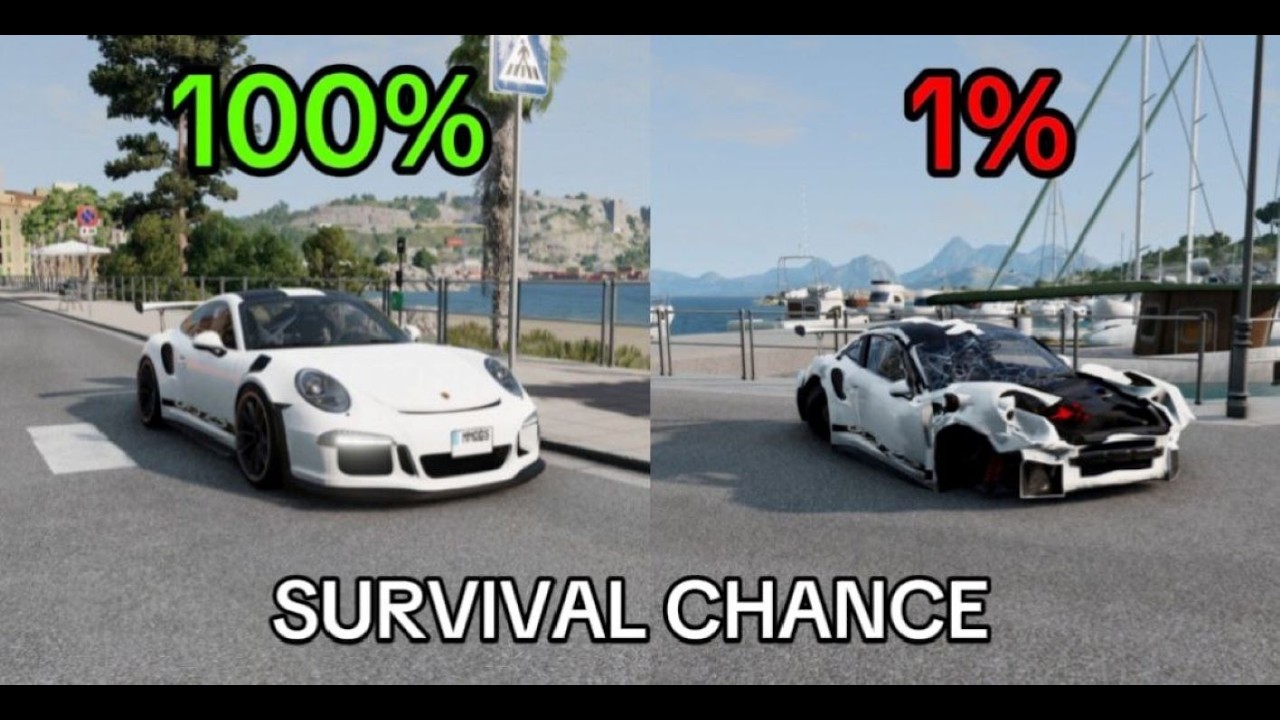 Realistic Survival Chance Crashes №1 | BeamNG.drive