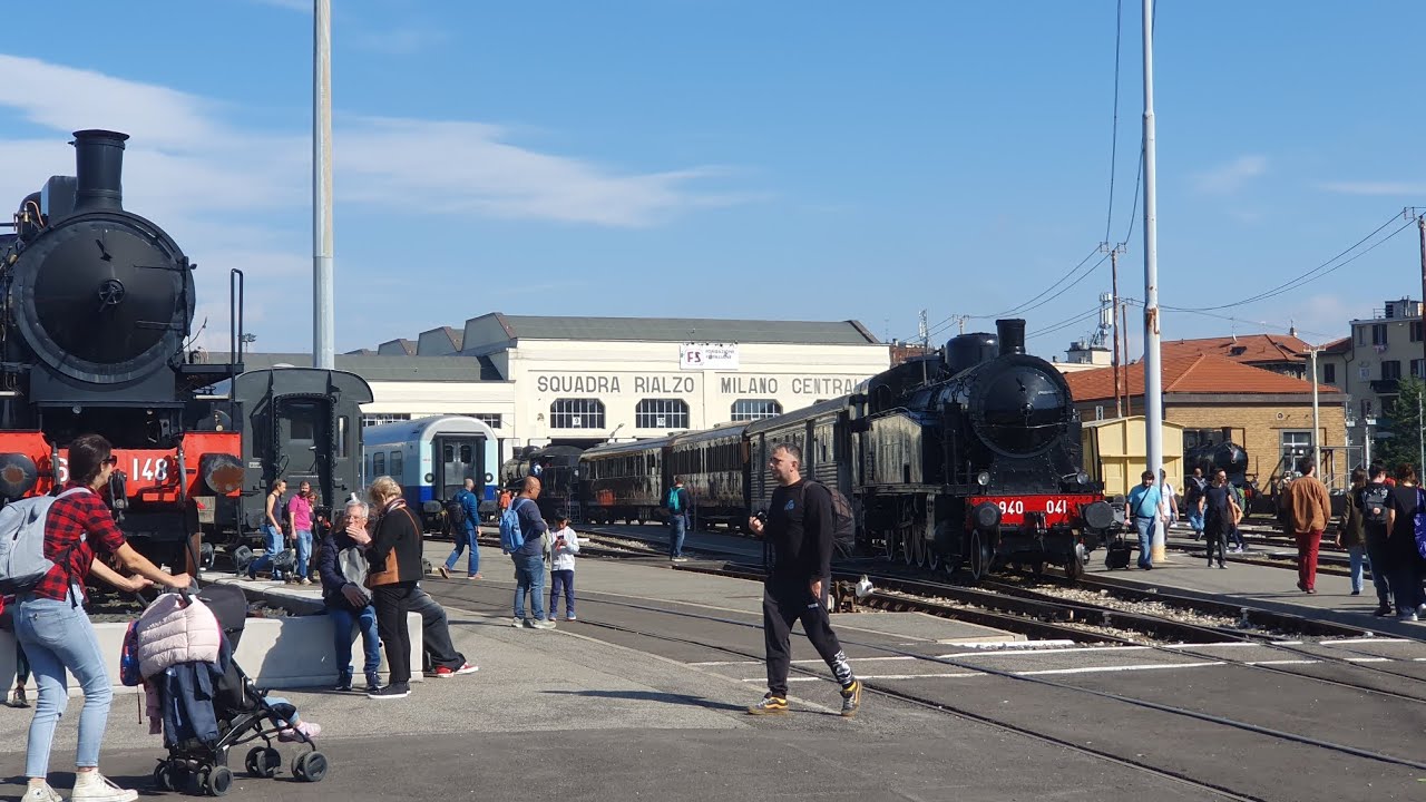 Treni storici, regionali,italo, alta velocità frecciarossa, alla Squadra rialzo Milano Centrale 
