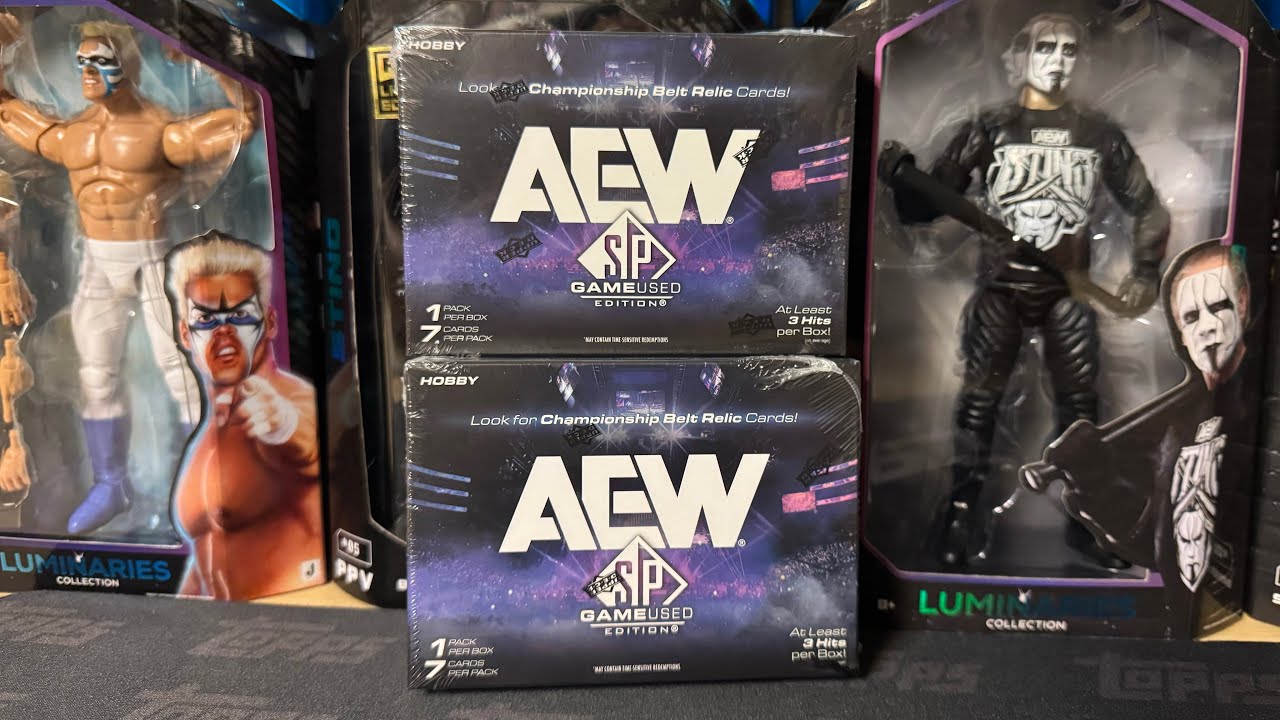 Открытие Hobby Box AEW Upper Deck SP Game Used 2025!