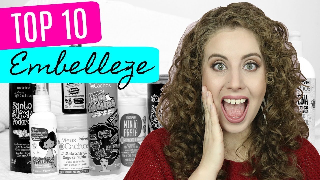 MEUS PRODUTOS PREFERIDOS DA EMBELLEZE PARA CABELO CACHEADO / ONDULADO | TOP 10