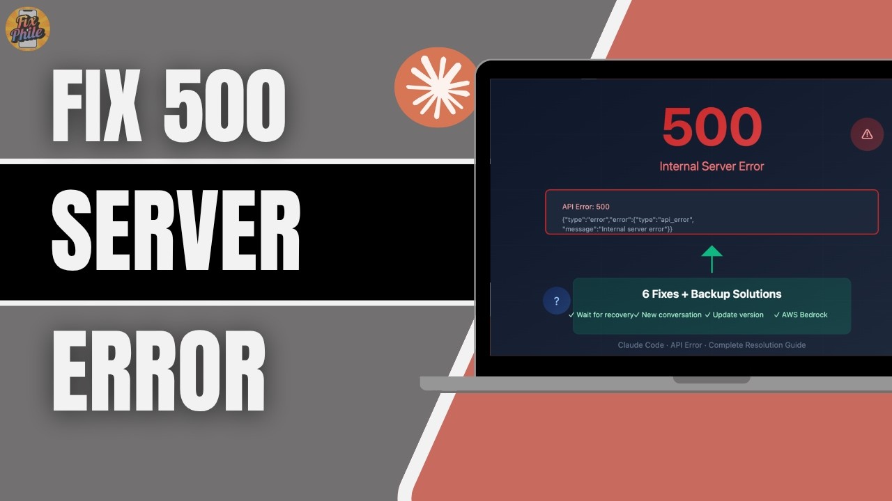 How To Fix Claude 500 Internal Server Error 2026 | Claude Error Fix