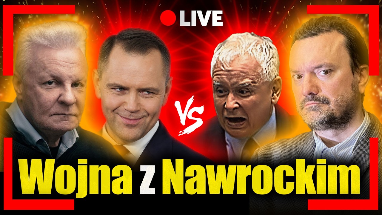 [LIVE] Kaczyński kontra Nawrocki. Prezes w parterze...Jan Piński i Tomasz Szwejgiert na żywo