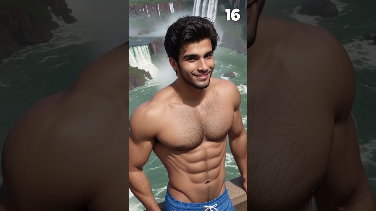 4K AI lookbook of Most Handsome Brazilian Men @ Igua&ccedil;u Falls | Brazilian AI Men