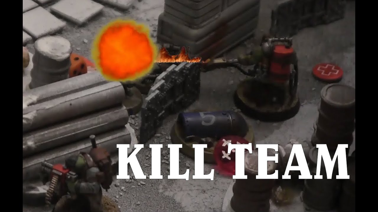 Greenskins vs. Kommandos: Warhammer 40k Kill Team Battle Report (Batrep)