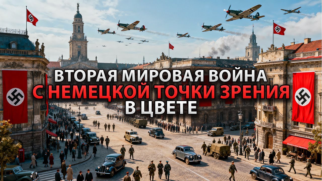 Вся Вторая Мировая Война, Рассказанная с Немецкой Перспективы | Документальный Фильм В ЦВЕТЕ