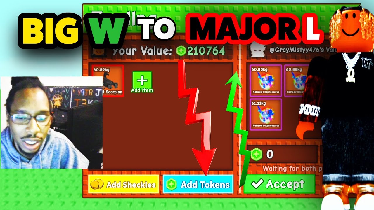 Best trade turns Into BIG L in grow a garden