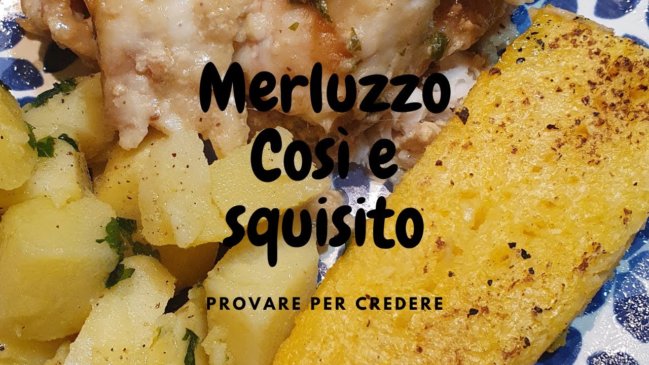 merluzzo congelato,preparato così è  squisito, provare per credere