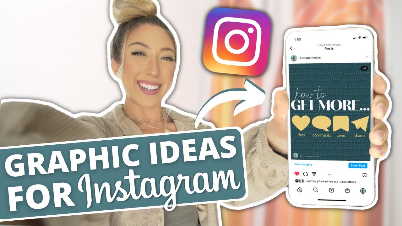 HOW TO GET IDEAS FOR INSTAGRAM GRAPHICS & CAROUSELS | Full Instagram Audit with Tips & Tricks