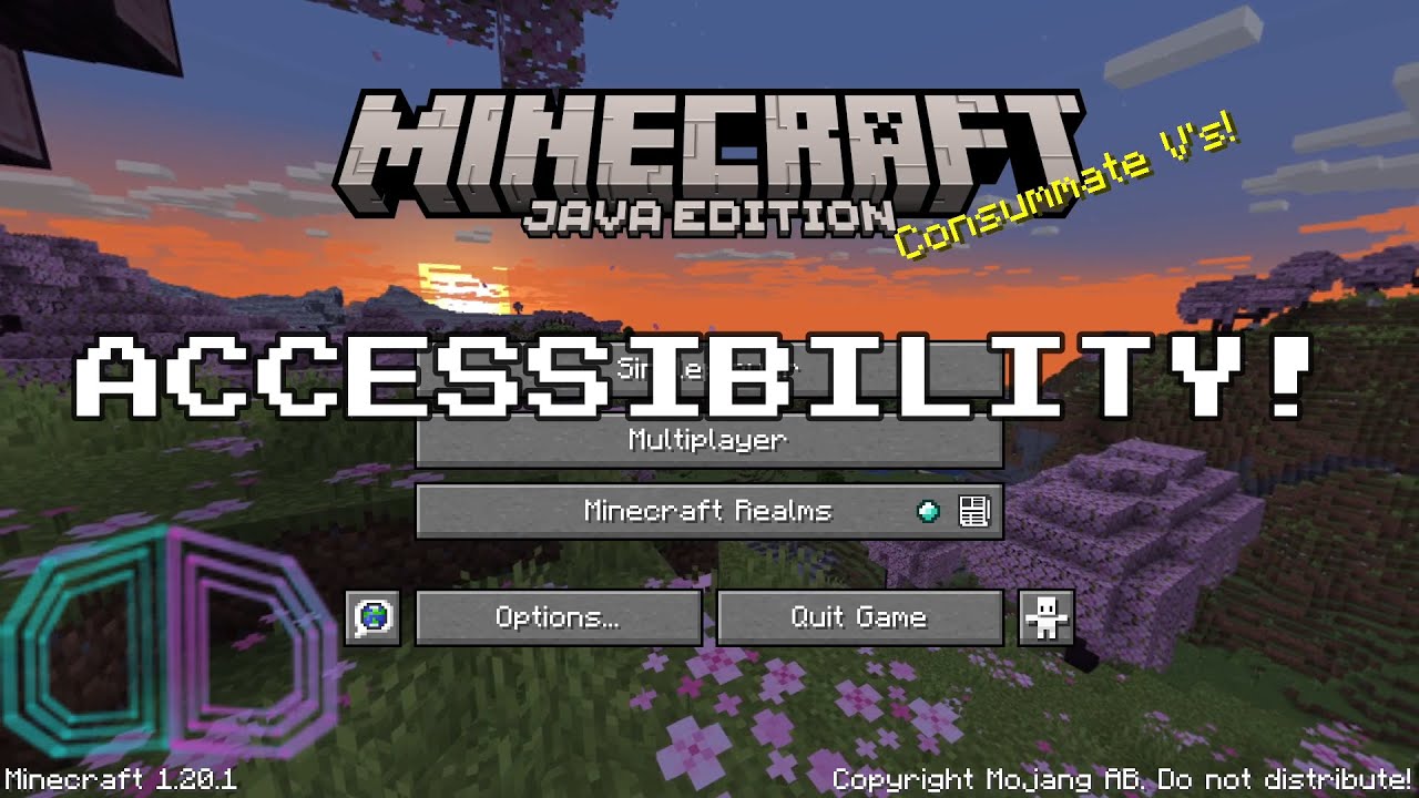 Minecraft Accessibility Overview