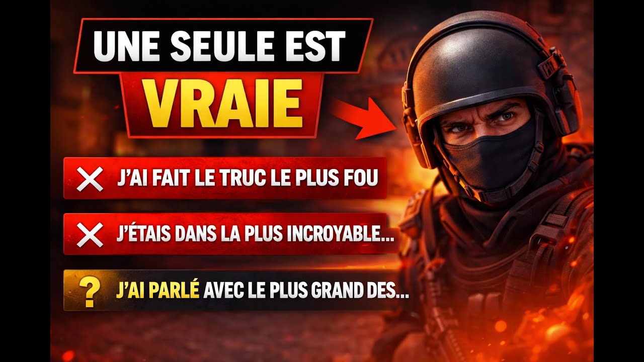 1 Vérité 2 mensonges (Counter Strike 2) ft, Millirolio