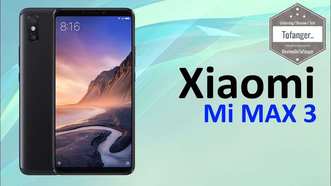 Смартфон Xiaomi Mi MAX 3 4G с дисплеем MAX