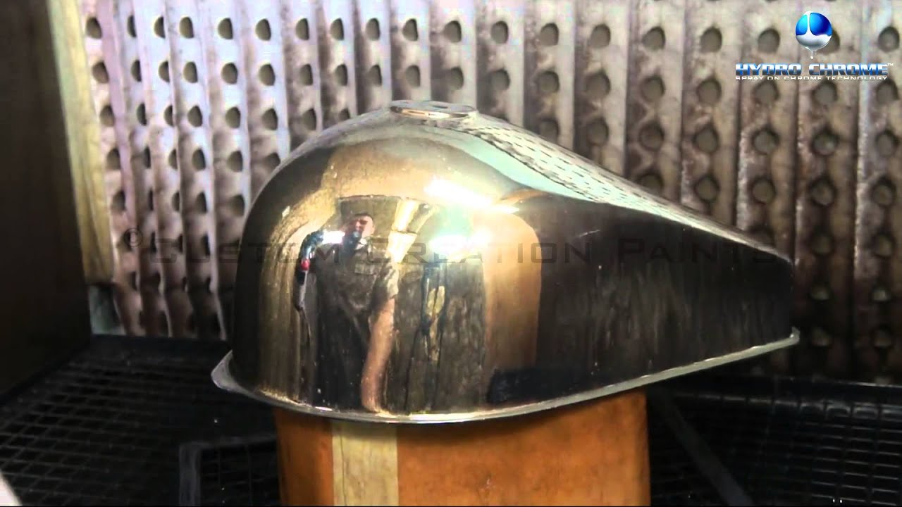 Spray on chrome Hydrochrome  demostartion