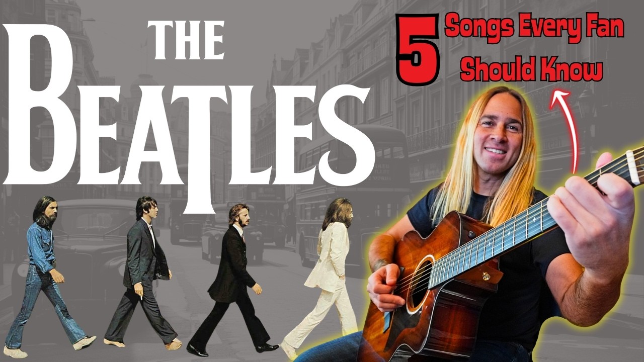 Play These 5 Beatles Songs Today - Beginner Guitar Lesson