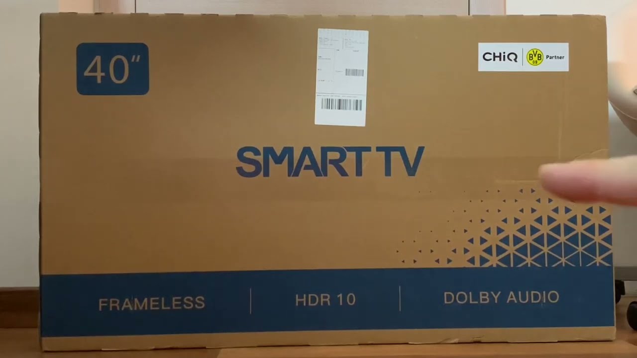 Unboxing Android Tv Chiq 40