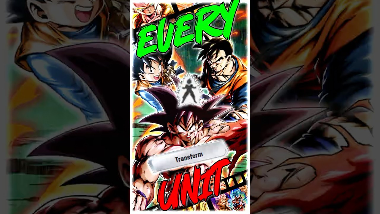 EVERY Legends Unit that has a Transformation Mechanic?!